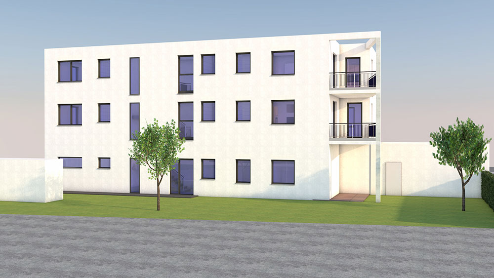 Neubau eines Wohn- und Geschäftshauses in Haiger