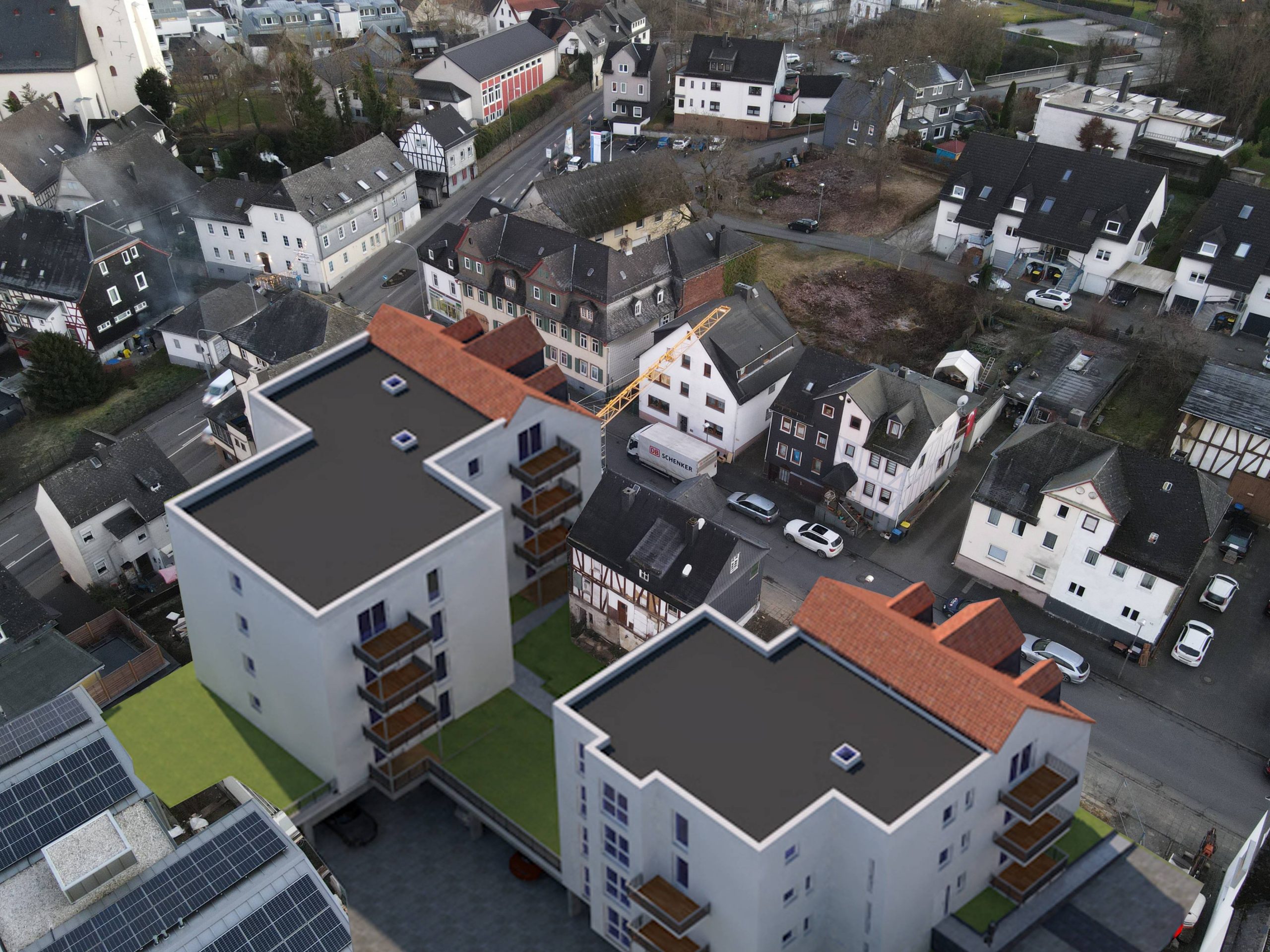 Neubau mehrerer Mehrfamilienhäuser, Wohnen am Obertor in Haiger